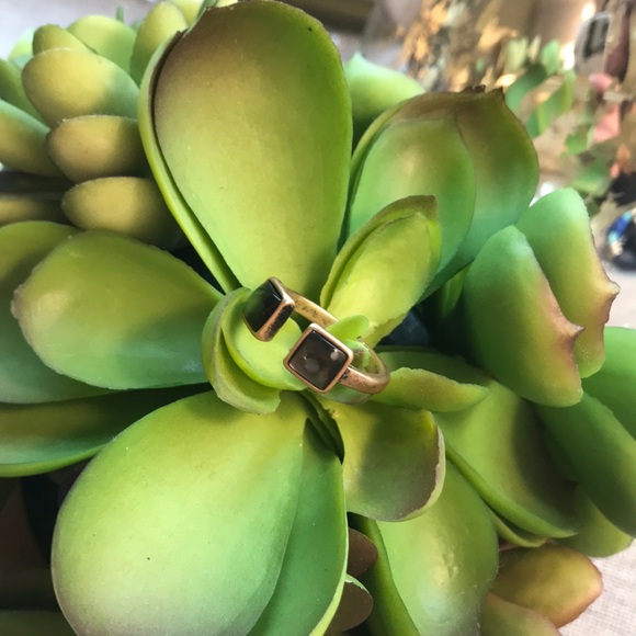 Beautiful Abalone Adjustable Gold Ring! - Picture 2 of 7